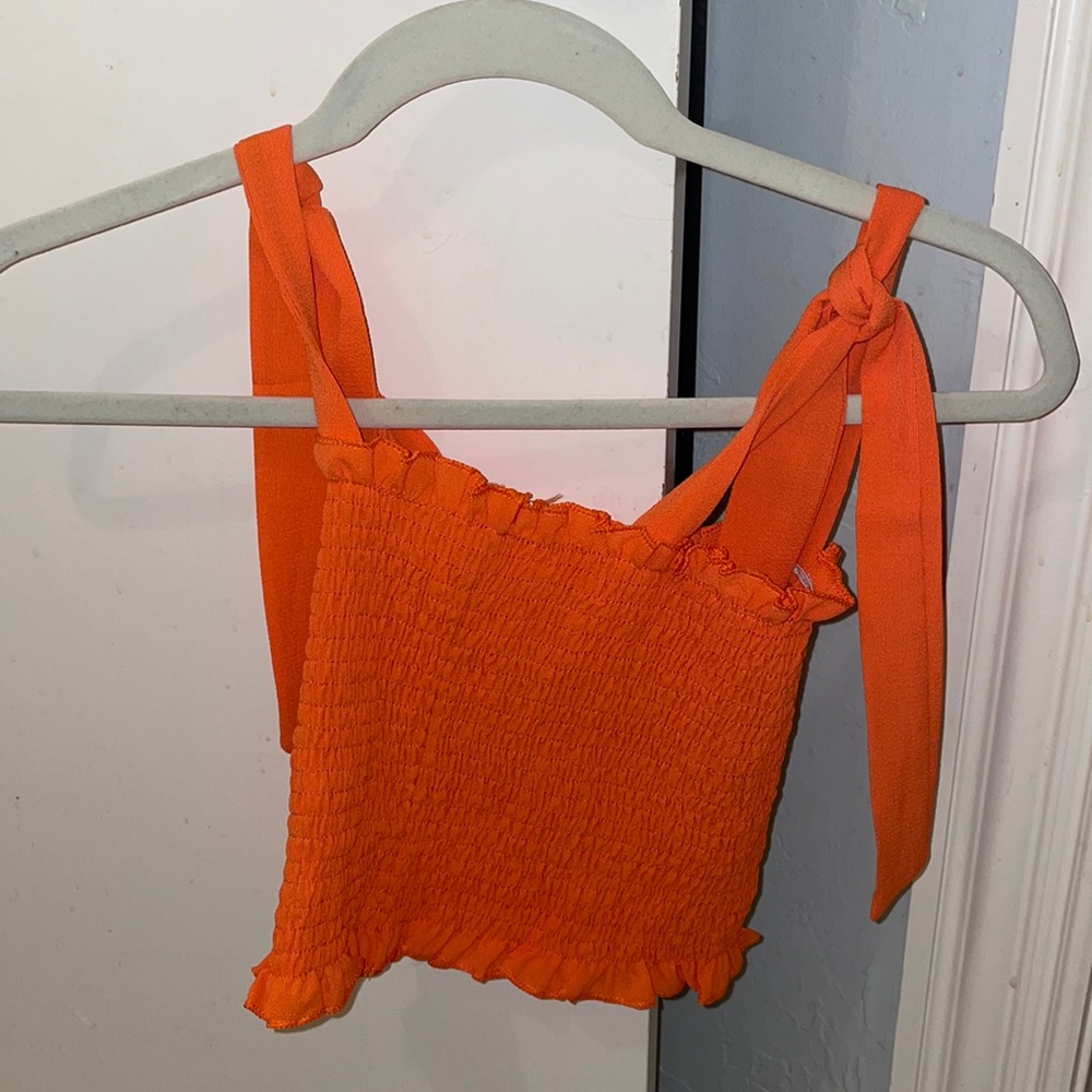 orange cute tank top